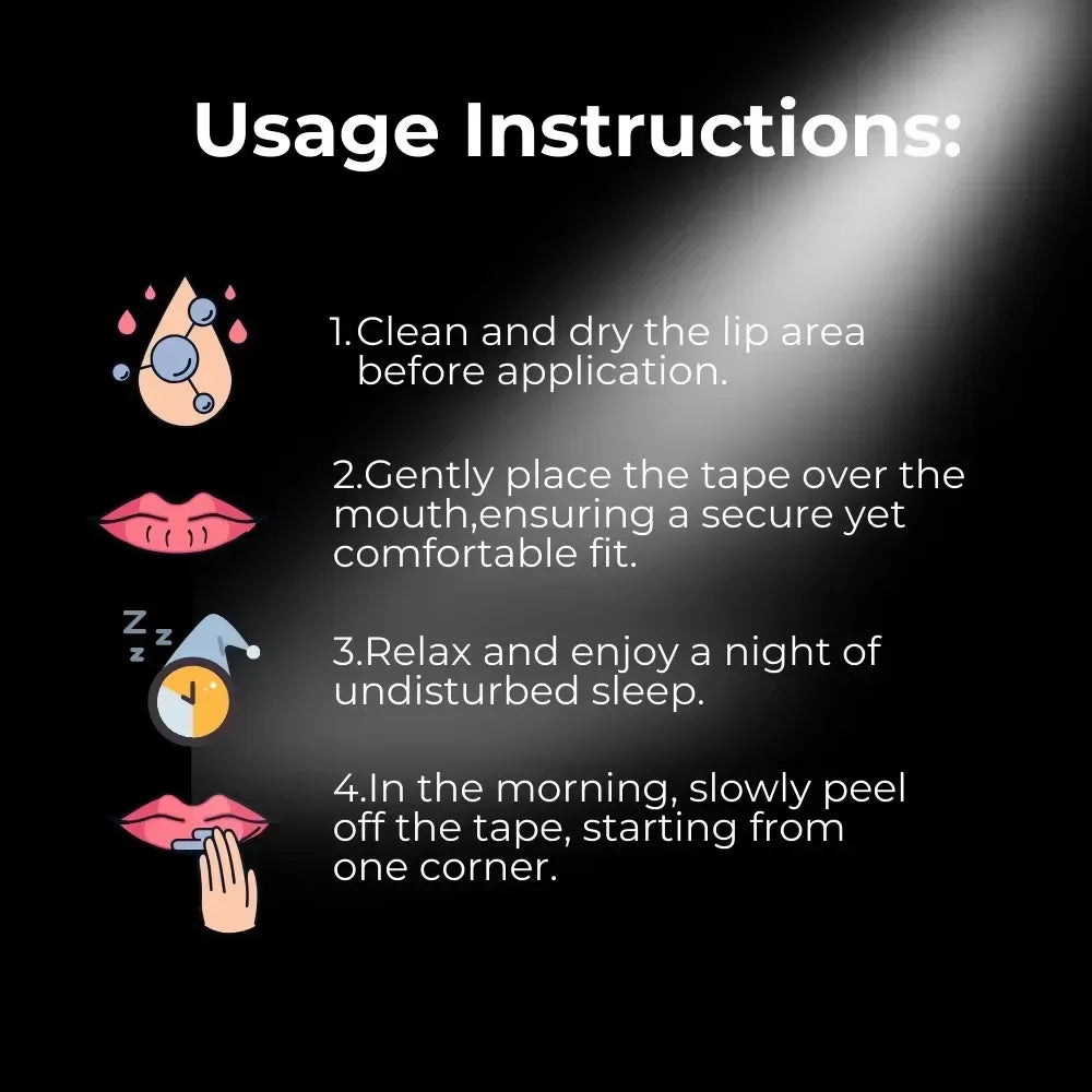 YawnVille Mouth Tape for Sleeping