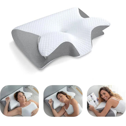 YawnVille Ergonomic Memory Foam Cervical Pillow